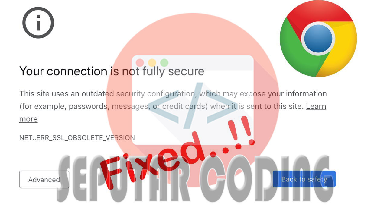 Mengatasi Google Chrome Your Connection Is Not Private Dengan Mudah